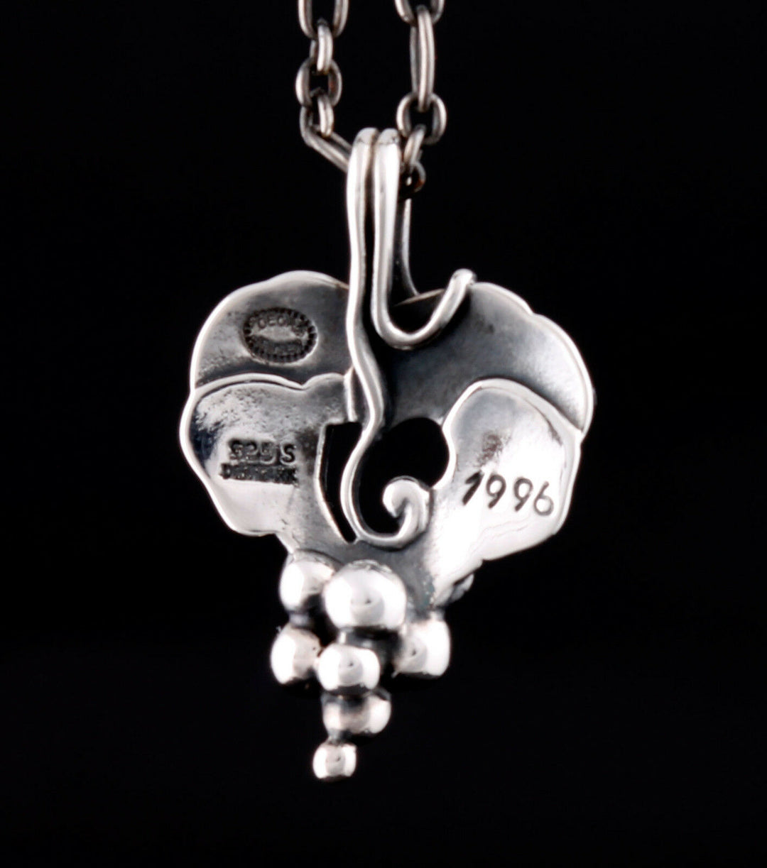 GEORG JENSEN Sterling Silver Pendant Of The Year 1996. VERY RARE!