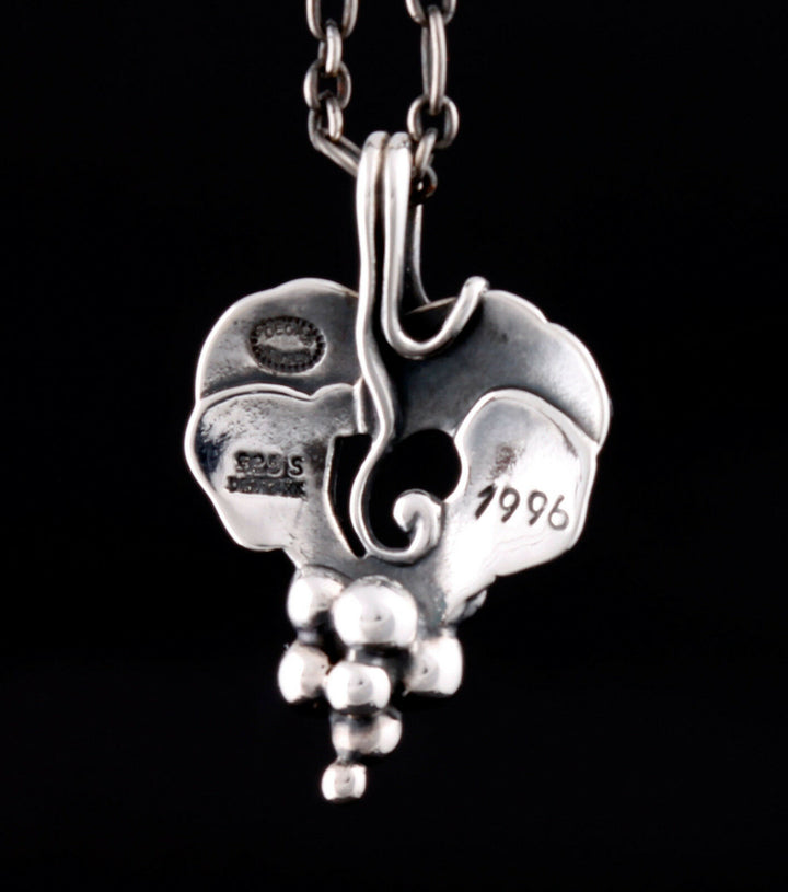 GEORG JENSEN Sterling Silver Pendant Of The Year 1996. VERY RARE!