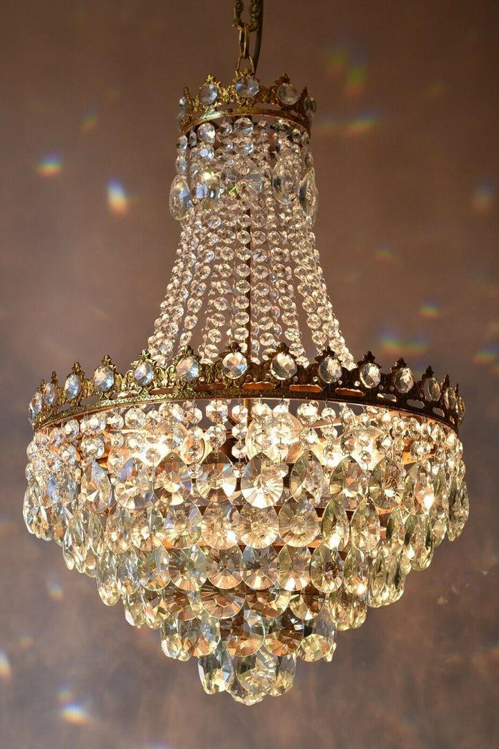 アンティーク/ヴィンテージ ホームライティング フレンチクリスタル