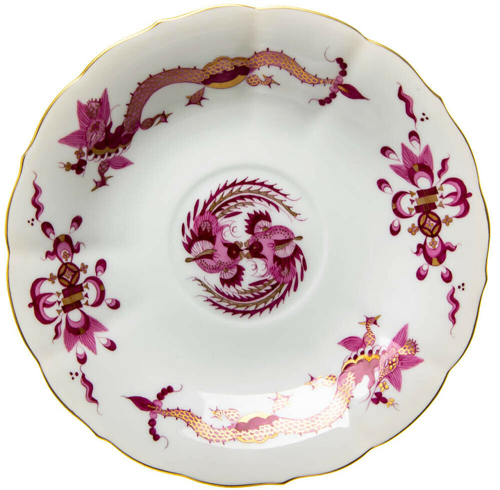 Teegedeck purpurner Drachendekor Meissen Neuer Ausschnitt 1. Wahl nach 1924