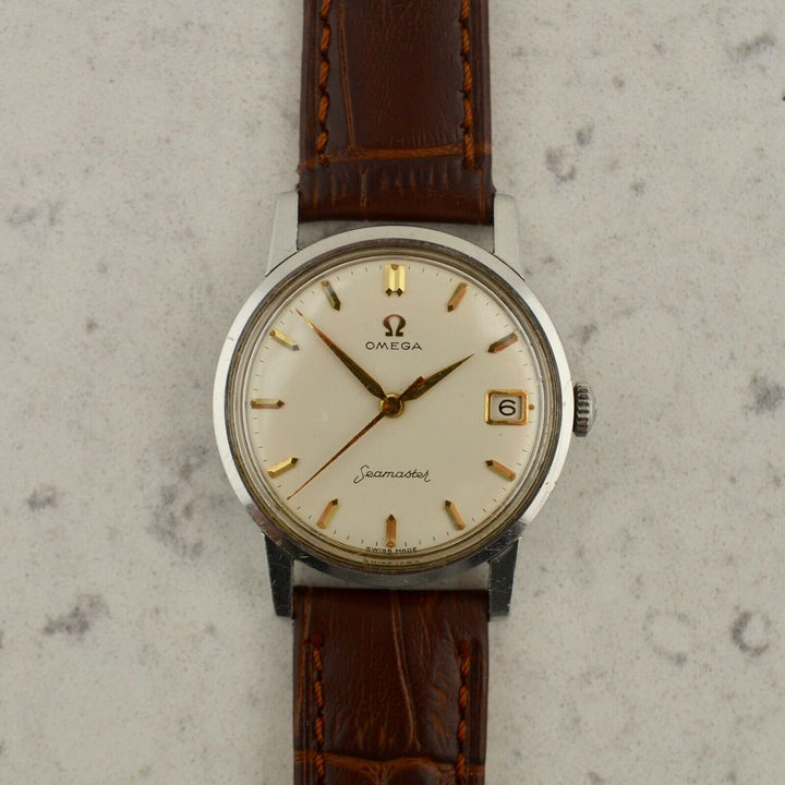 C.1959　ヴィンテージオメガ　機械式(手巻き）　シーマスター　腕時計　CAL.Ω610　型番CK 14384-2 SC　スチール製