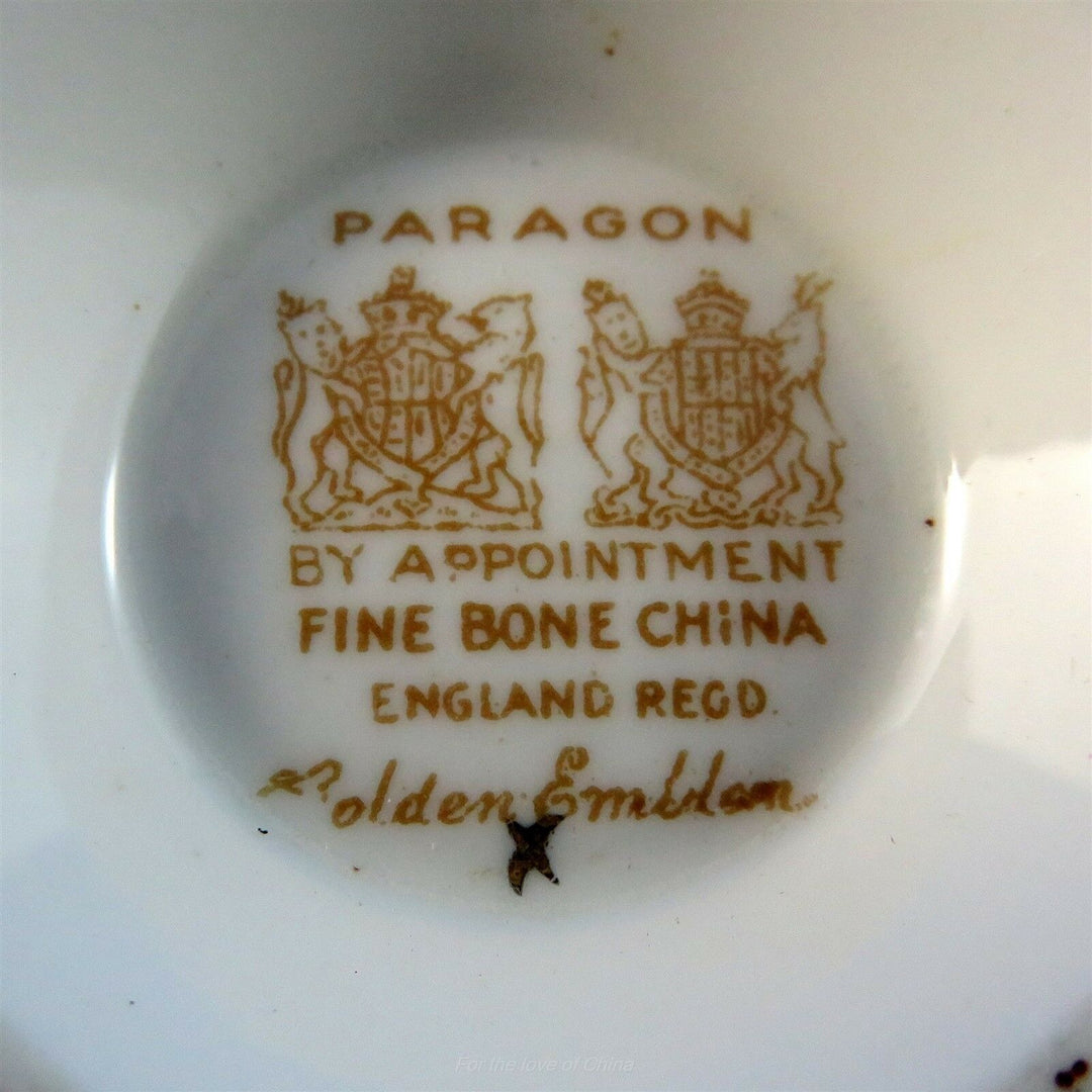 パラゴン　美麗ゴールデンエンブレム　カップ&ソーサー
