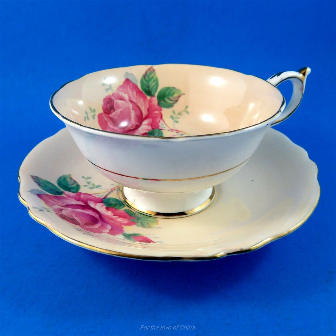 パラゴン　ピンクローズのティーカップ＆ソーサー
