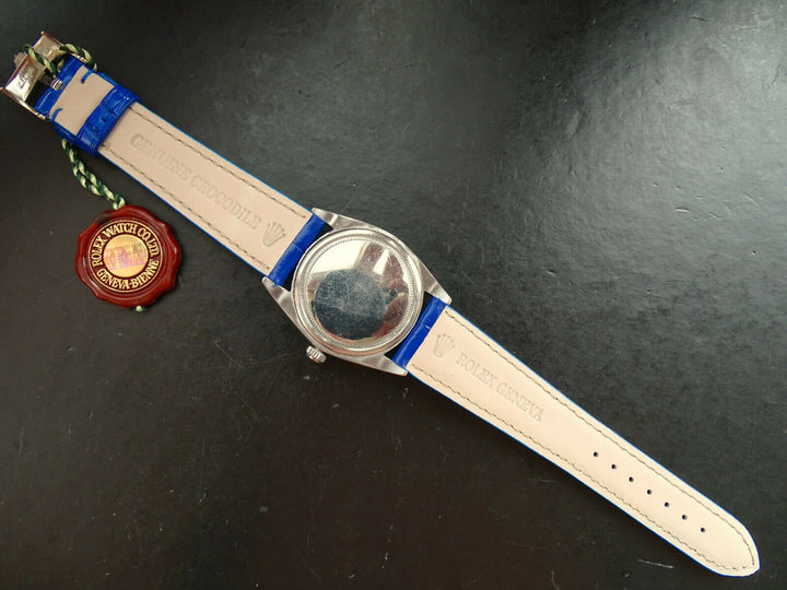 Rolex Watch ♛ Oyster Date 35 mm bluedream 6694 Vintage Elegant Luxury Men's Watch 1964