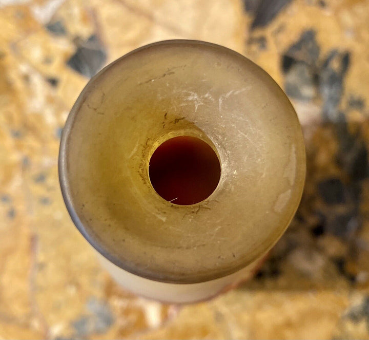 Émile GALLE - Vase Piriforme allongé aux Iris