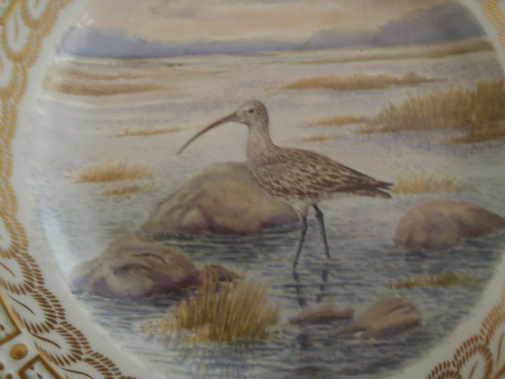 FLORA DANICA BIRD PLATE FEATHER EDGING