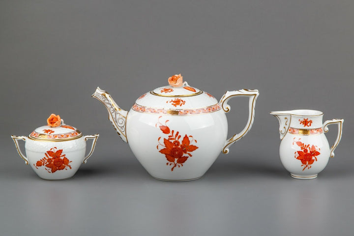 ヘレンド アポニーオレンジ　シュガーポット ヘレンド アポニーオレンジ ティーポット・カップ＆ソーサー 15