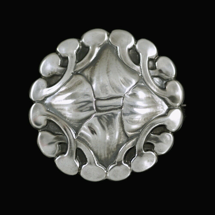 Georg Jensen. 826S Silver Brooch #16 - 1904-1908 Hallmarks