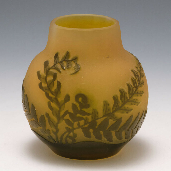 A Small Galle Cameo Glass Vase c1910