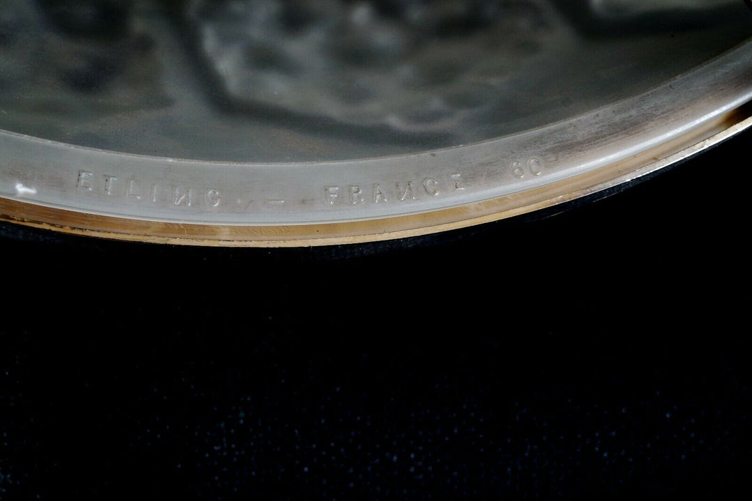 ETLING : FRENCH 1930 ART DECO CHANDELIER .......... pendant modernist lamp 1935