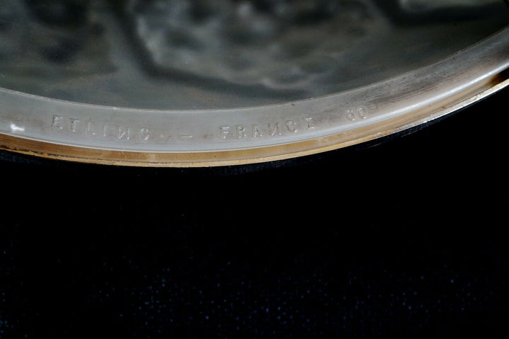 ETLING : FRENCH 1930 ART DECO CHANDELIER .......... pendant modernist lamp 1935