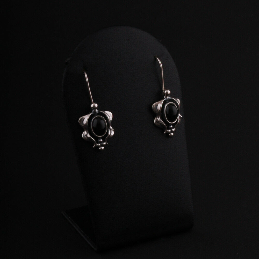 ジョージジェンセン(George Jensen)　ピアス　ブラックアゲート　2015年　SV925