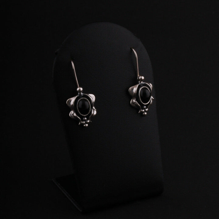 ジョージジェンセン(George Jensen)　ピアス　ブラックアゲート　2015年　SV925