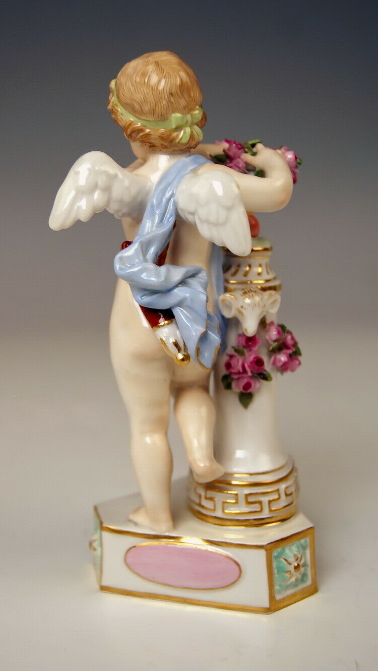 邁森 MEISSEN マイセン FIGUR DEVISENKIND MOTTO CHILD MICHEL V. ACIER MNR: F 3 UM 1860