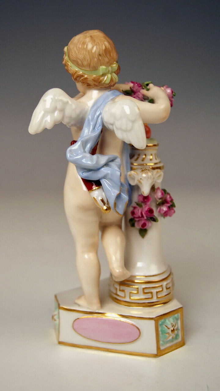 邁森 MEISSEN マイセン FIGUR DEVISENKIND MOTTO CHILD MICHEL V. ACIER MNR: F 3 UM 1860