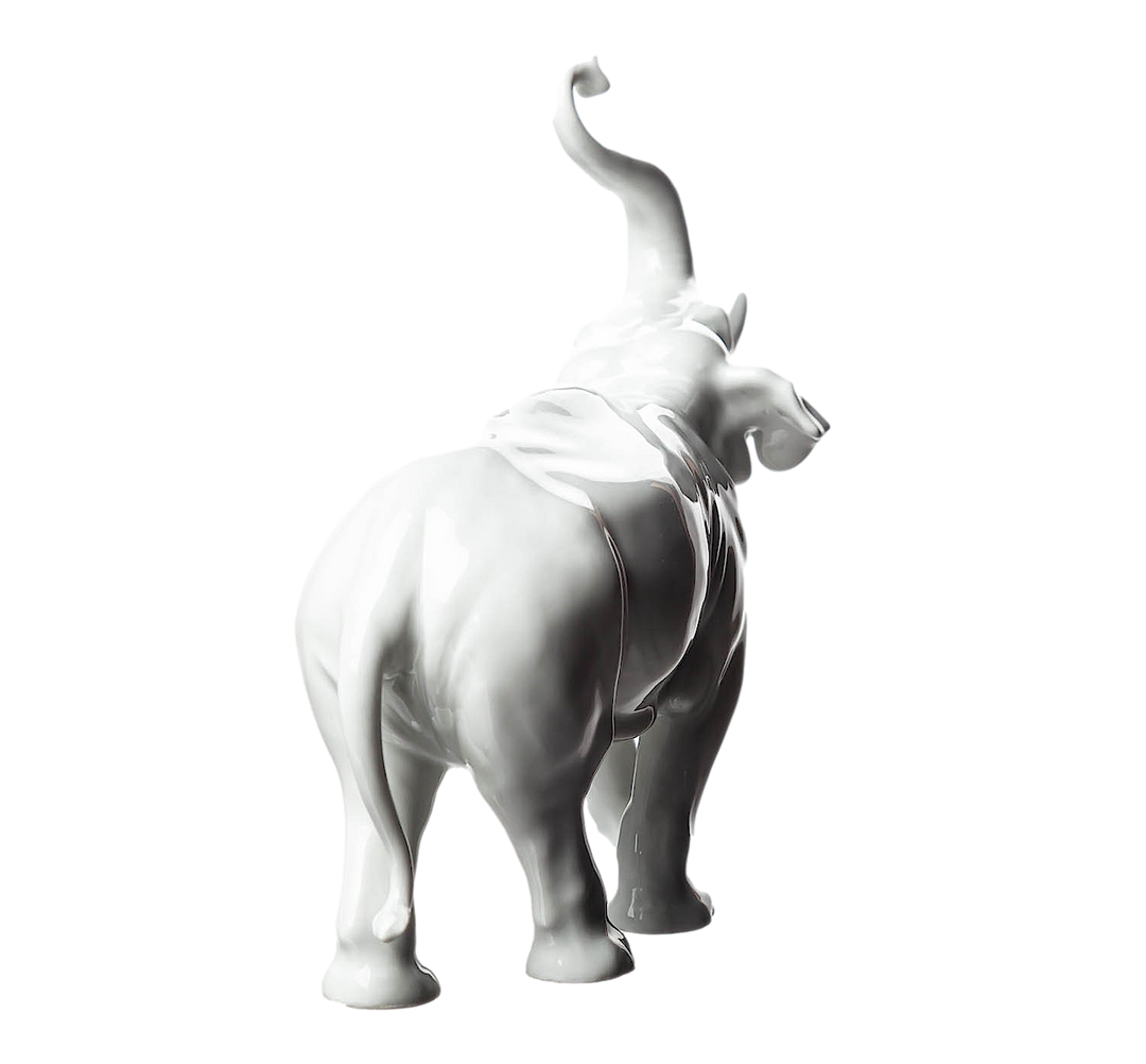 マイセン人形 動物シリーズ「エレファント」エーリッヒ・オーメ １級品 1952年