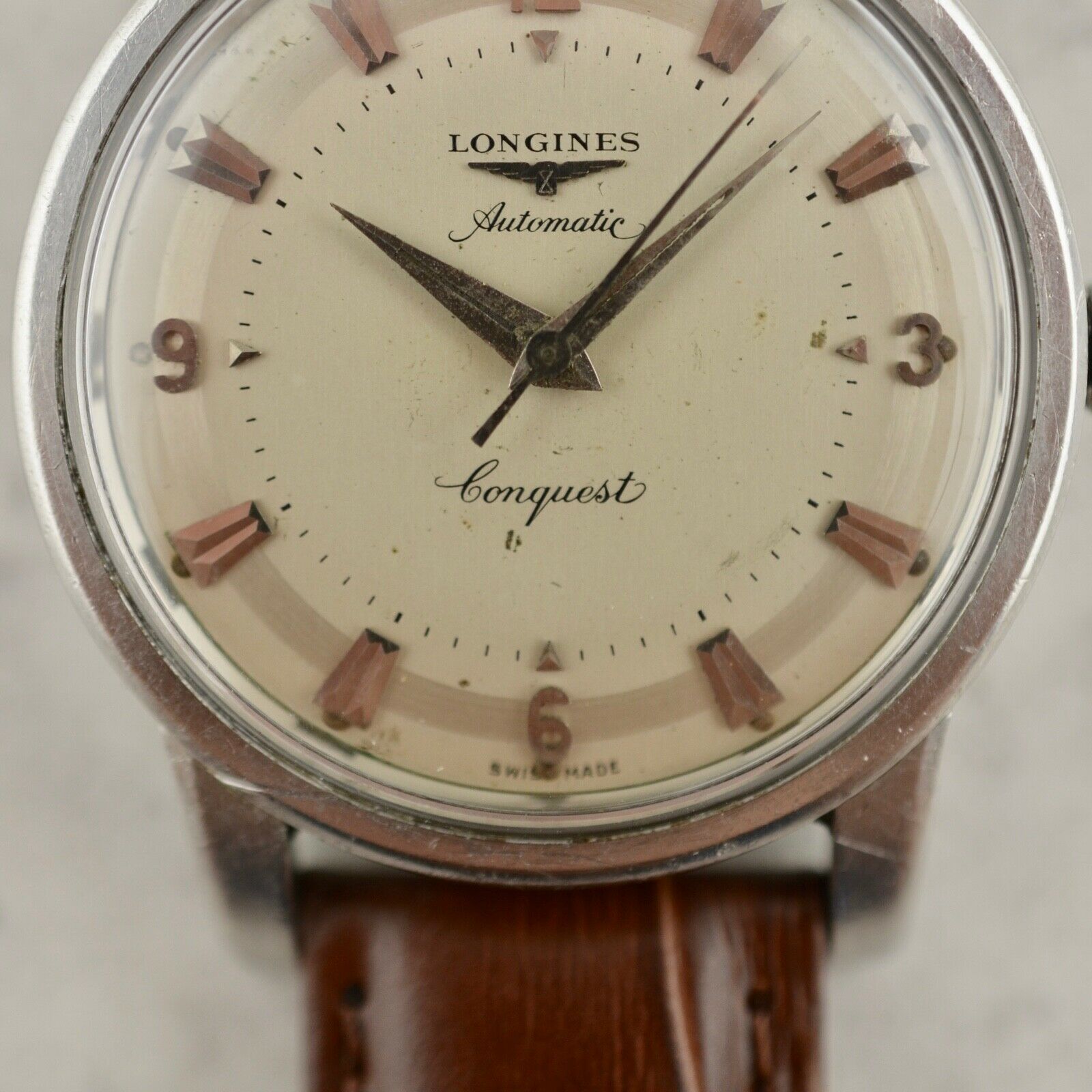 1956年 ヴィンテージ ロンジン オートマチック コンクエスト 腕時計
