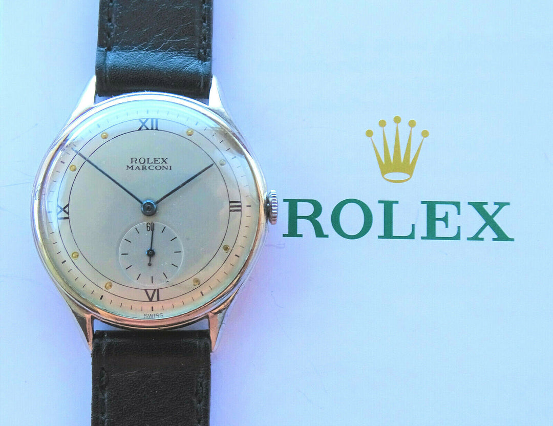 Rolex ♛ Marconi Vintage Elegant Rare Luxury Collectors Men's Watch from 1935s