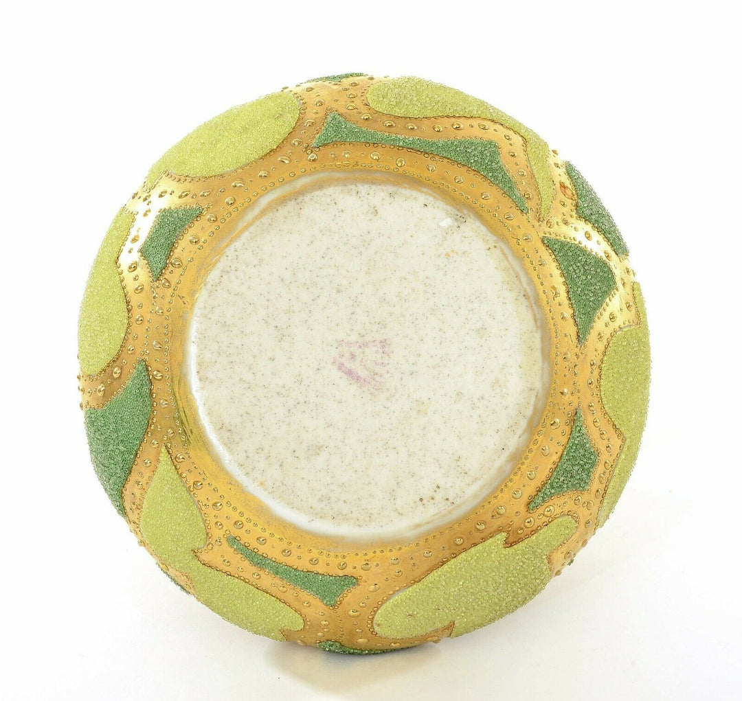 オールドノリタケ　コラレン　フラワーモチーフの花瓶