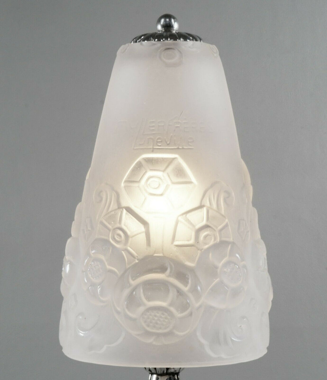 MULLER FRERES : French 1930 art deco lamp ............................... France