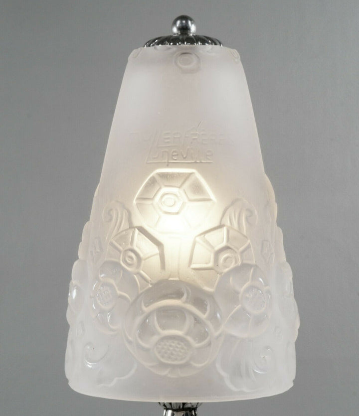 MULLER FRERES : French 1930 art deco lamp ............................... France