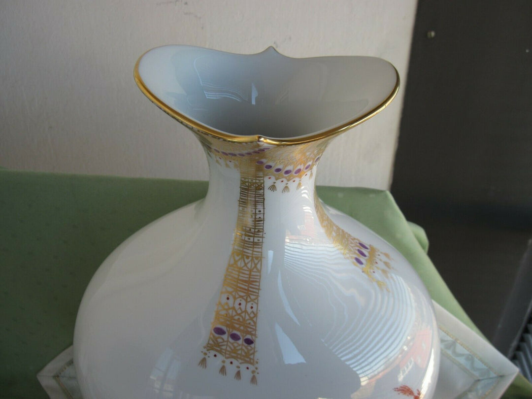  Schöne große Meissen Boden-Vase in Dekor 1001 Nacht
