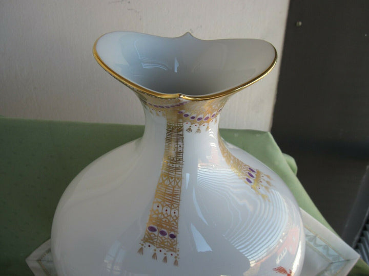  Schöne große Meissen Boden-Vase in Dekor 1001 Nacht