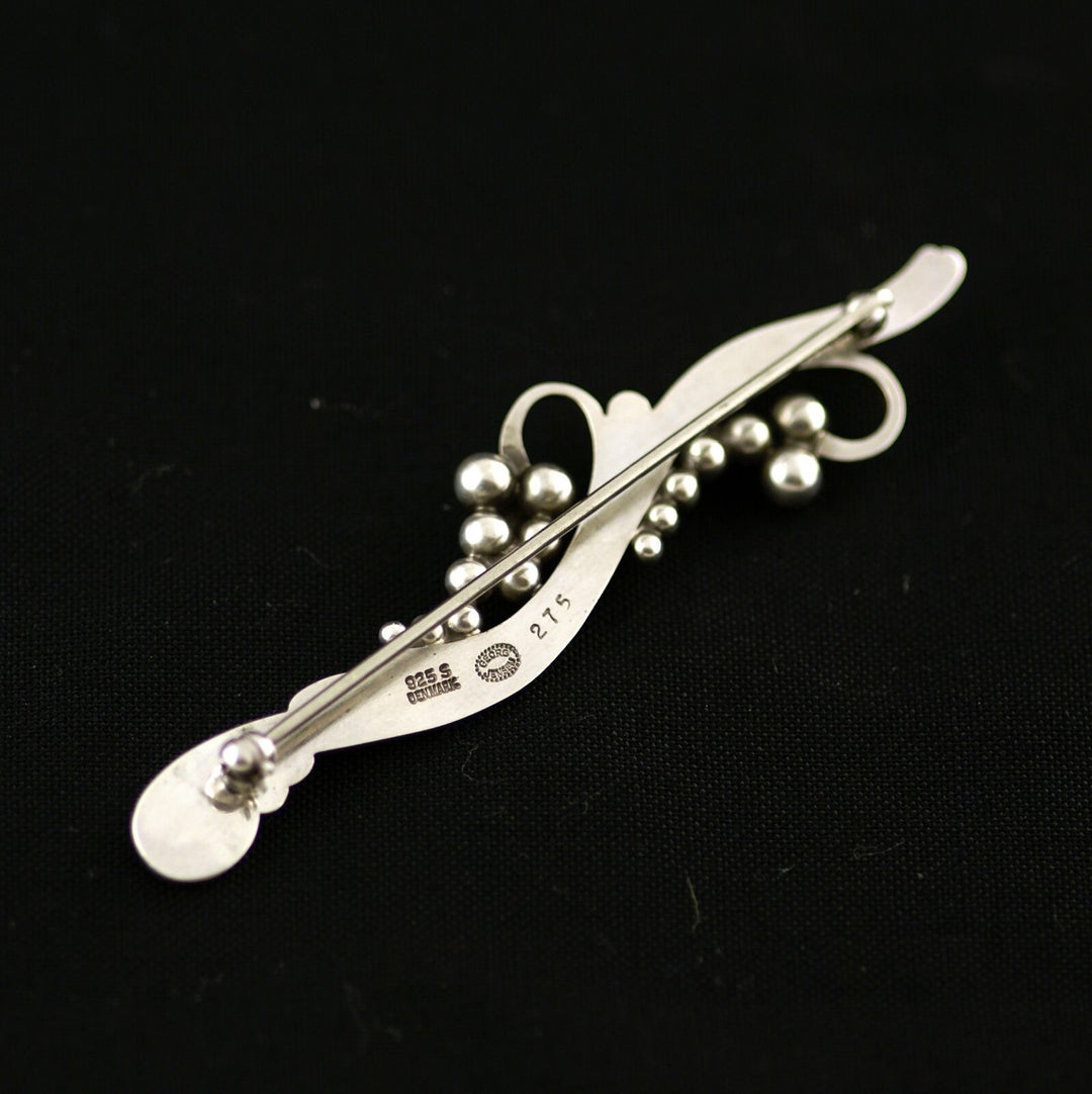 ジョージジェンセン　スターリングシルバー　ブローチ　#275