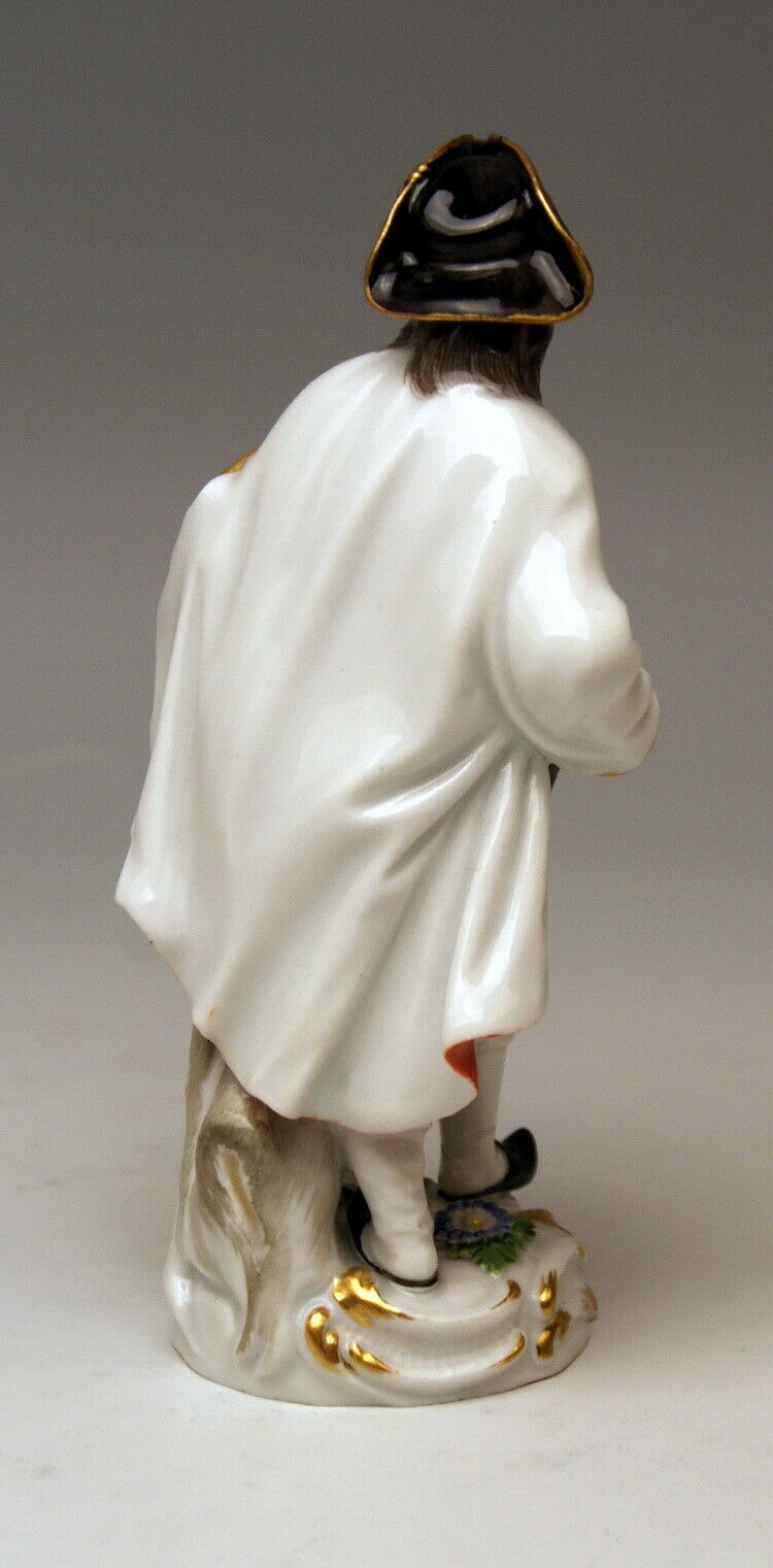 邁森 MEISSEN マイセン FIGUR PARISER AUSRUFER MANN MIT LATERNE REINICKE MNR: 14 UM 1880