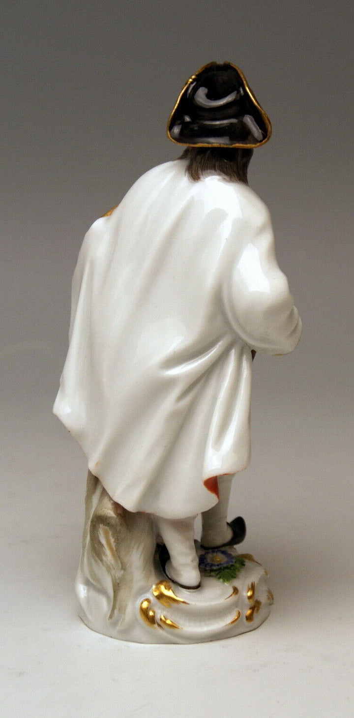 邁森 MEISSEN マイセン FIGUR PARISER AUSRUFER MANN MIT LATERNE REINICKE MNR: 14 UM 1880