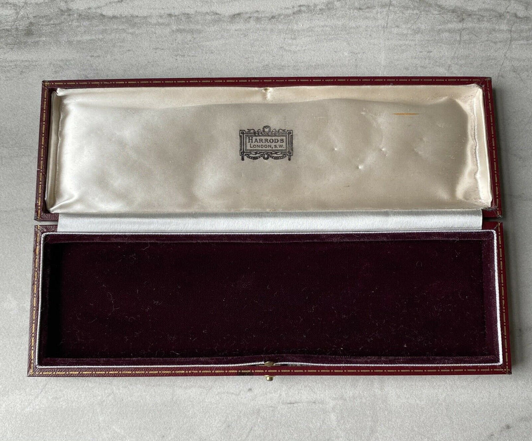 Harrods Of London Vintage Jewellery Box Bracelet Box Jewelry Case Harrods