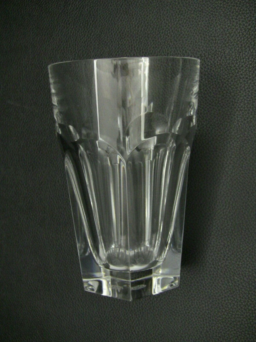 Baccarat Crystal HARCOURT 12 oz Tumblers Glasses 5 1/4" Thick Base / Set of 4