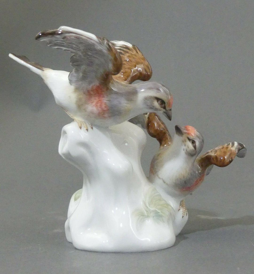 マイセン人形 フィギュア ムネアカヒワ １級品