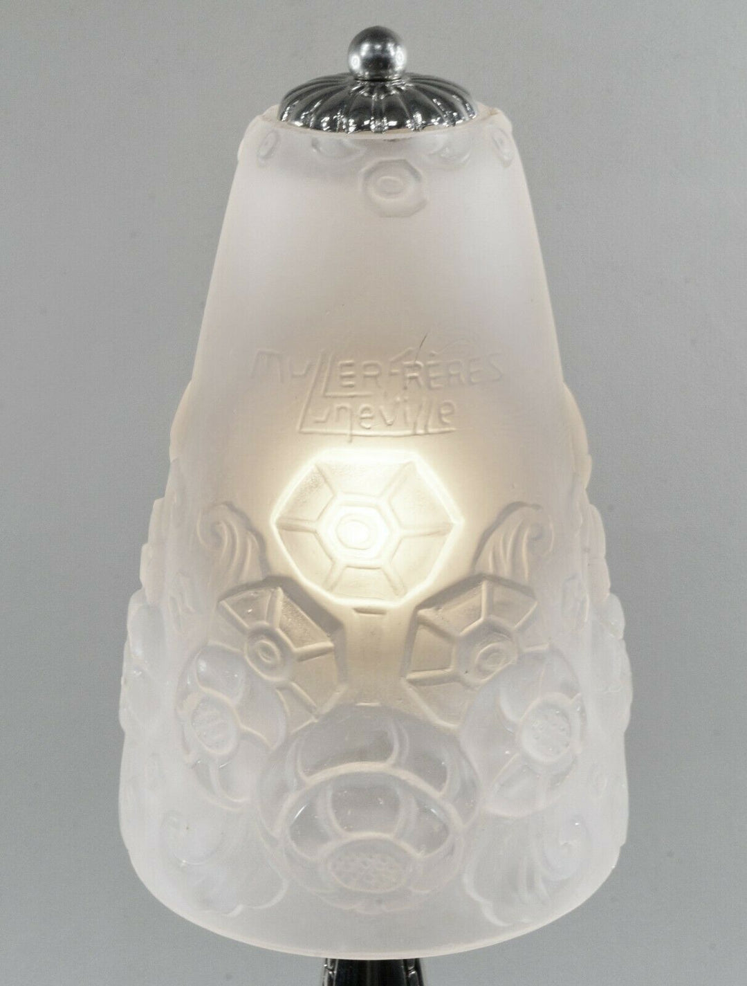 MULLER FRERES : French 1930 art deco lamp ............................... France