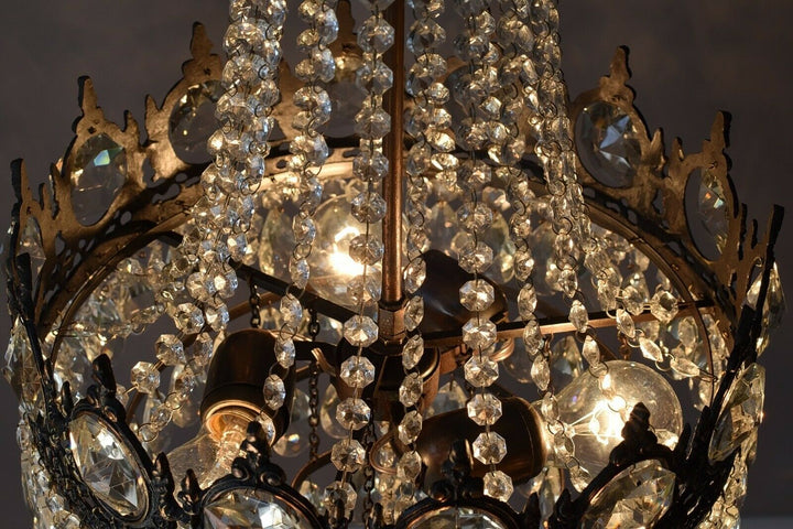 Empire Antique Style Vintage Crystal Chandelier, Ceiling light Pendant Sale Lamp