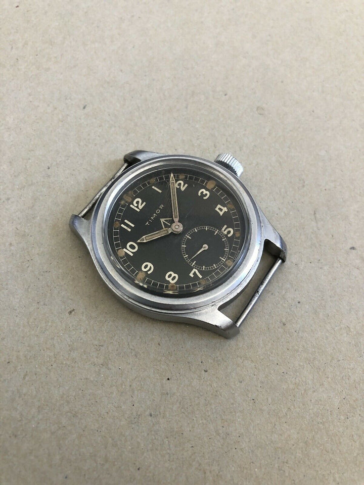 Vintage Timor British Military Watch WWW Dirty Dozen - UNRESTORED condition