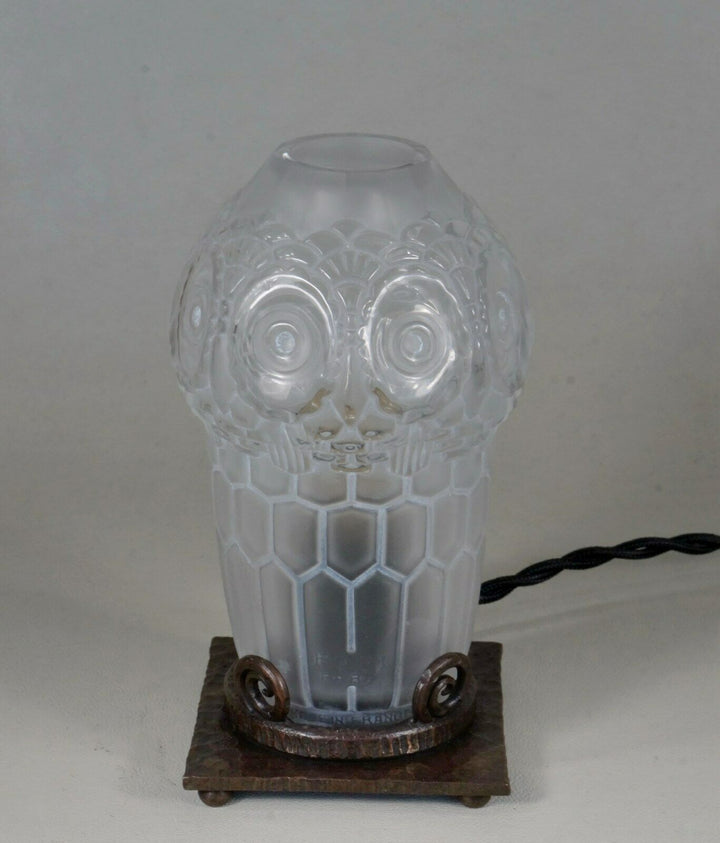 ロブジェ作：フランス1925アールデコ調ランプ　パフュームランプ