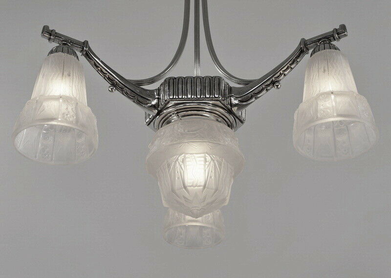 ミューラー兄弟　アールデコ　シャンデリア