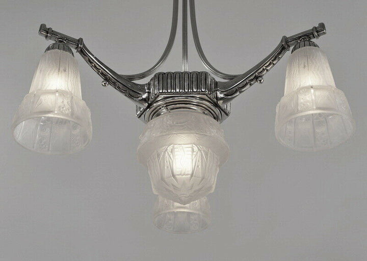 ミューラー兄弟　アールデコ　シャンデリア