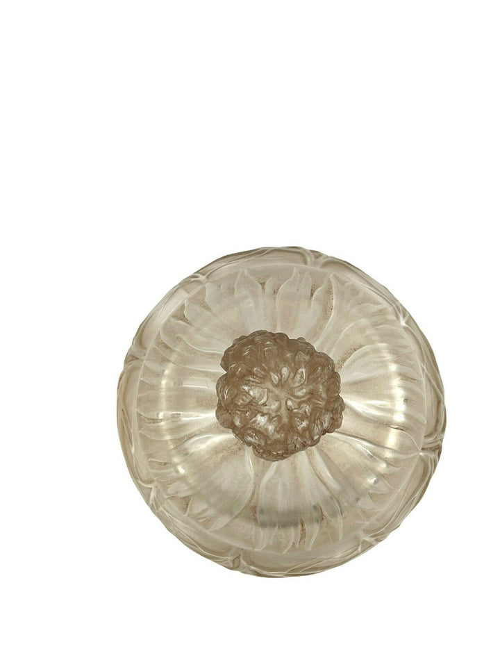 Boite Cheveux De Vénus Patiné Sépia René Lalique Brown Stain Box Jar R.Lalique