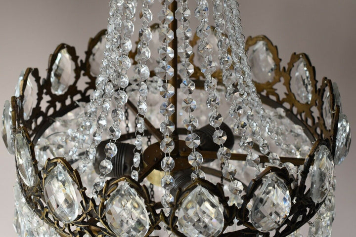 Crystal Home Lighting Chandelier Living Room Ceiling Light French Vintage Lamp
