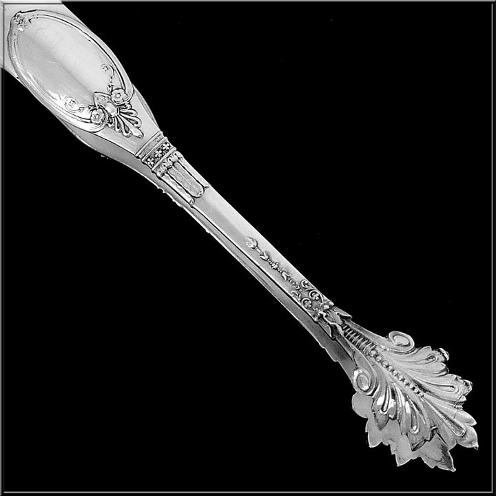 Lapparra French Sterling Silver Dessert Hors D'Oeuvre Set 4 Pc, Empire Torch
