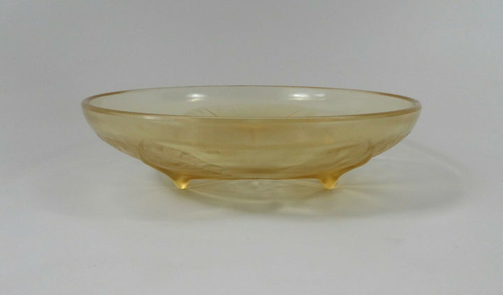 RENE LALIQUE volubilis’, C. 1920. AMBER BOWL