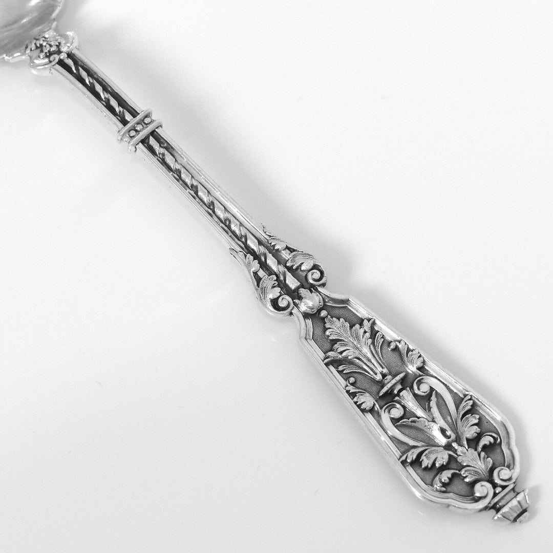 Puiforcat Rare French Sterling Silver Sugar Sifter Spoon, Renaissance