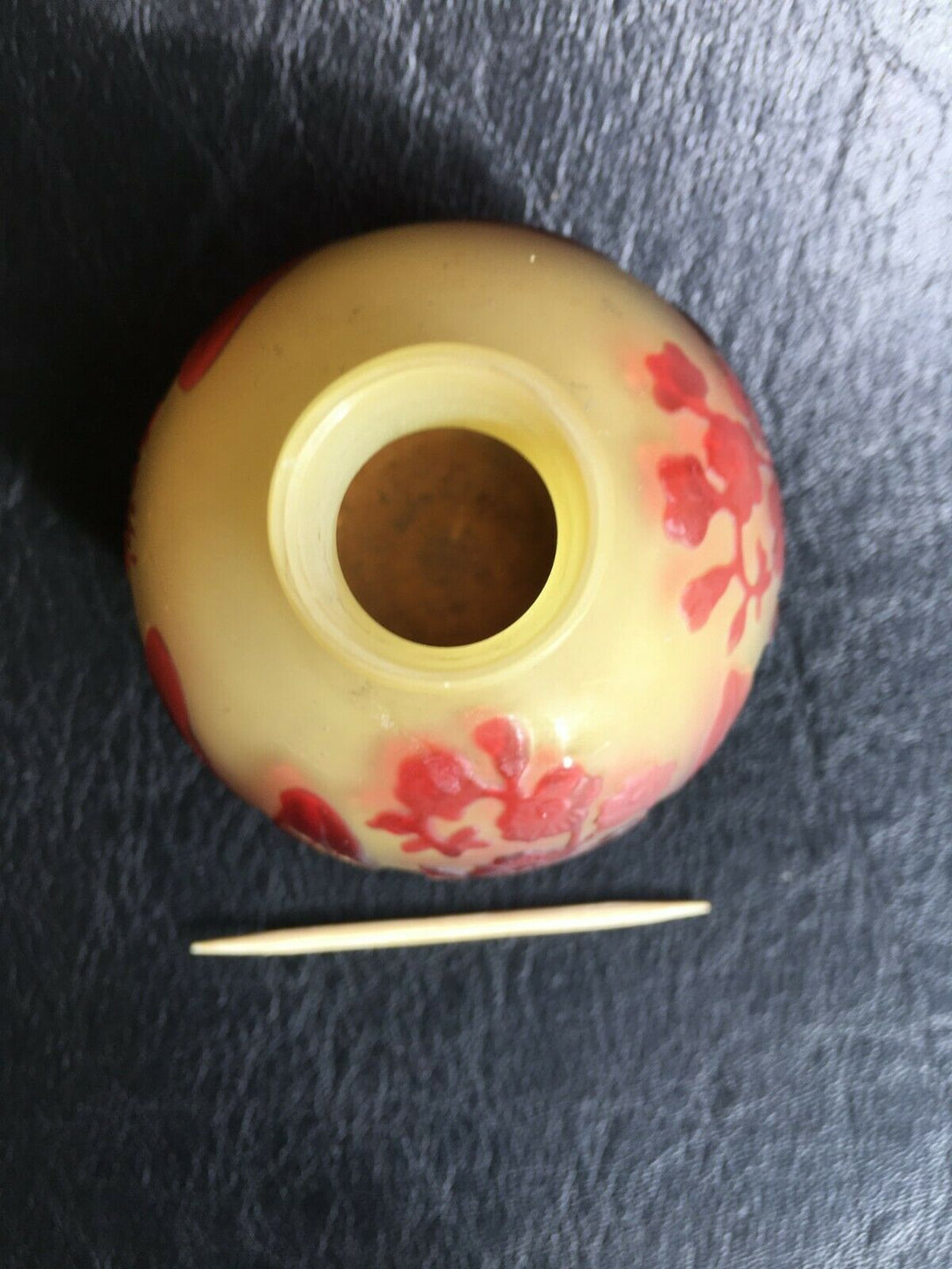 エミールガレ　ボケの花の花瓶（ミニチュアール）
