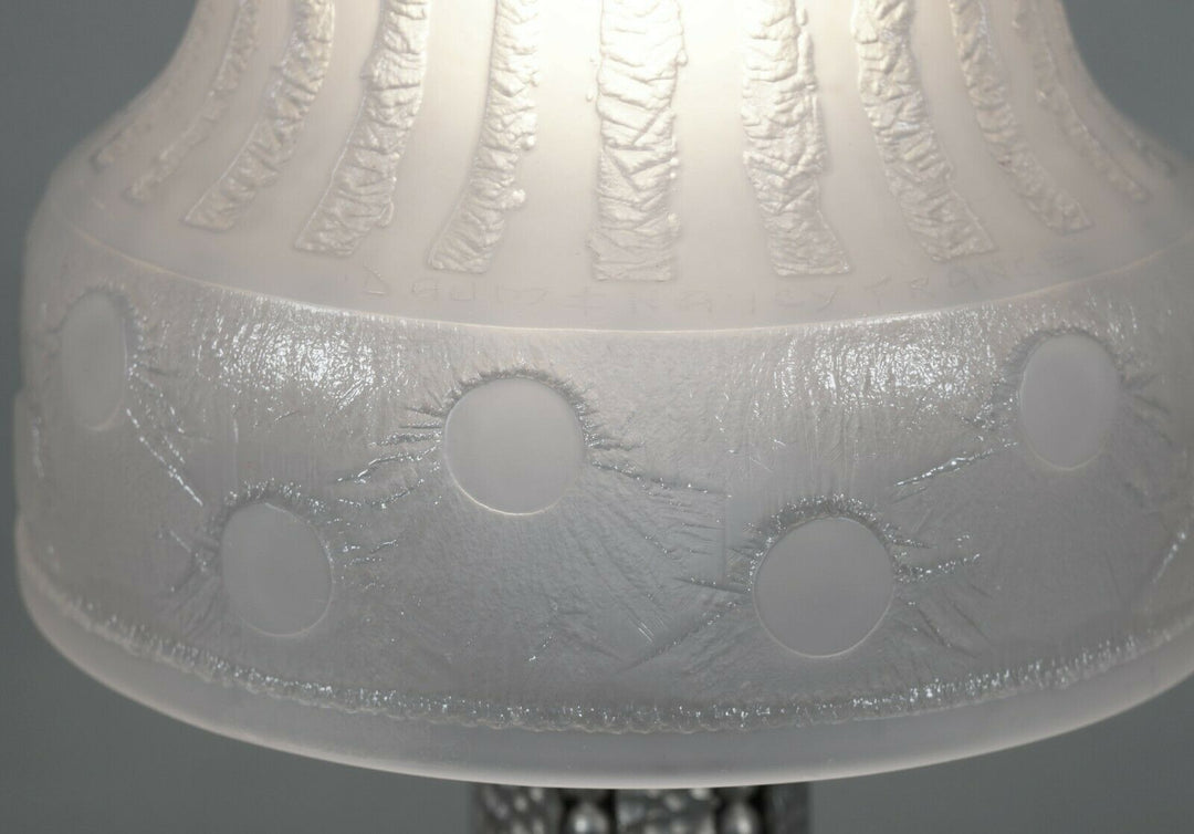H.FOURNET & DAUM : French 1930 art deco lamp ............................ France