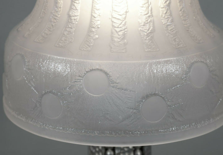 H.FOURNET & DAUM : French 1930 art deco lamp ............................ France