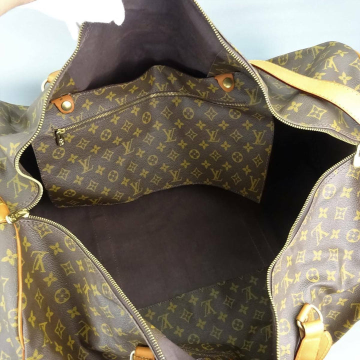 AUTH LOUIS VUITTON MONGRAM Vintage CANVAS SAC POLOCHON DUFFLE BAG