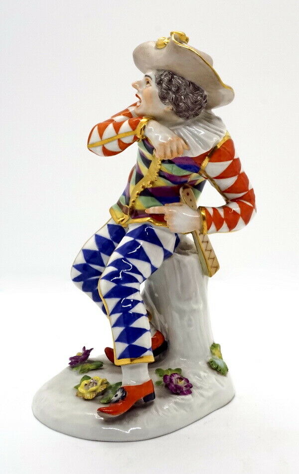邁森 MEISSEN マイセン FIGUR ERSCHROCKENER HARLEKIN FRIGHTENED HARLEQUIN MNR: 259