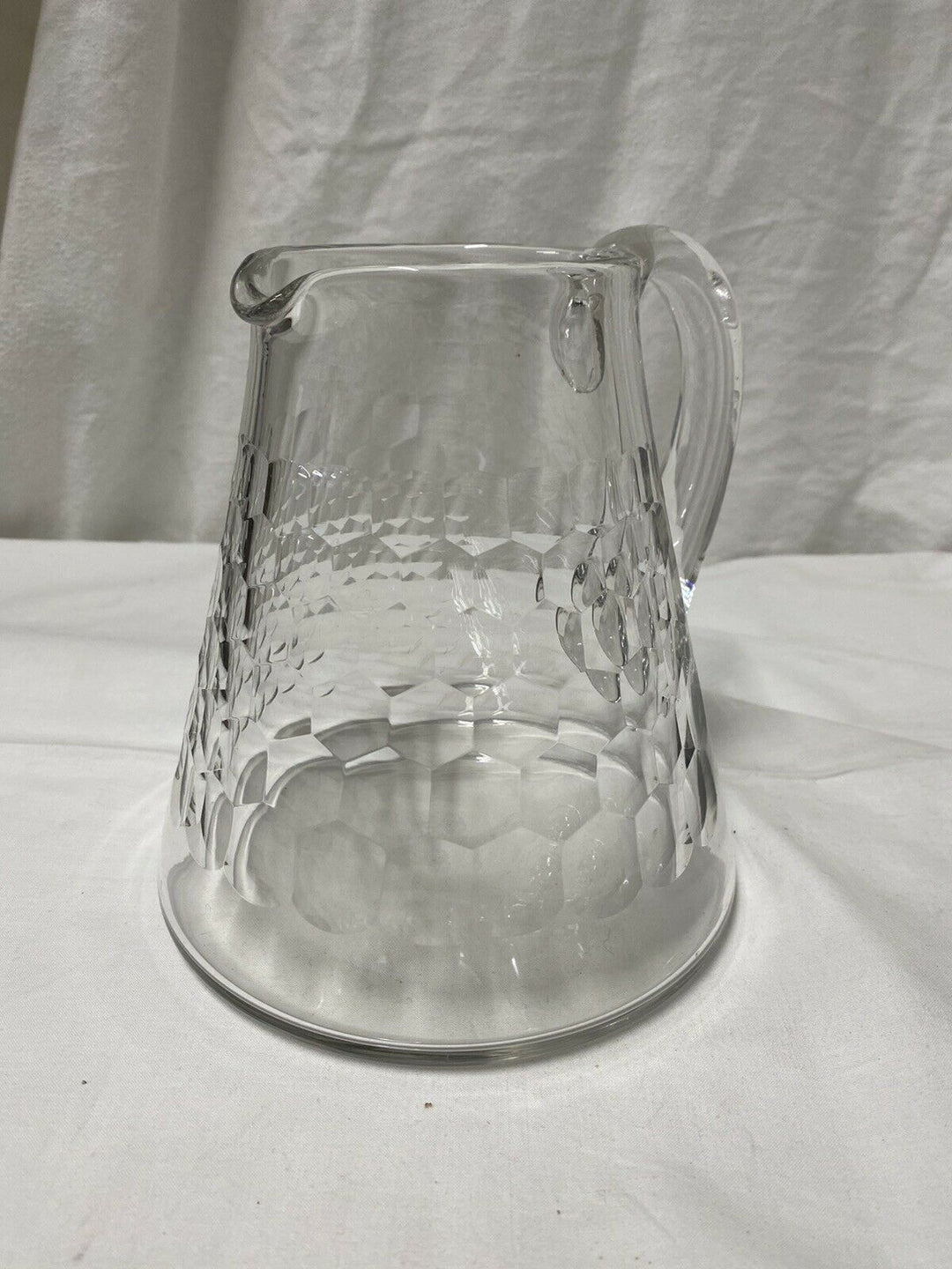 BACCARAT BROC OU CARAFE À EAU CRISTAL TAILLE DÉCOR ÉCAILLE MODÈLE CHAUNY